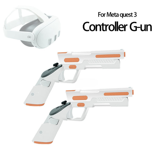 Dual Pistol Controller Attachment for Quest 3